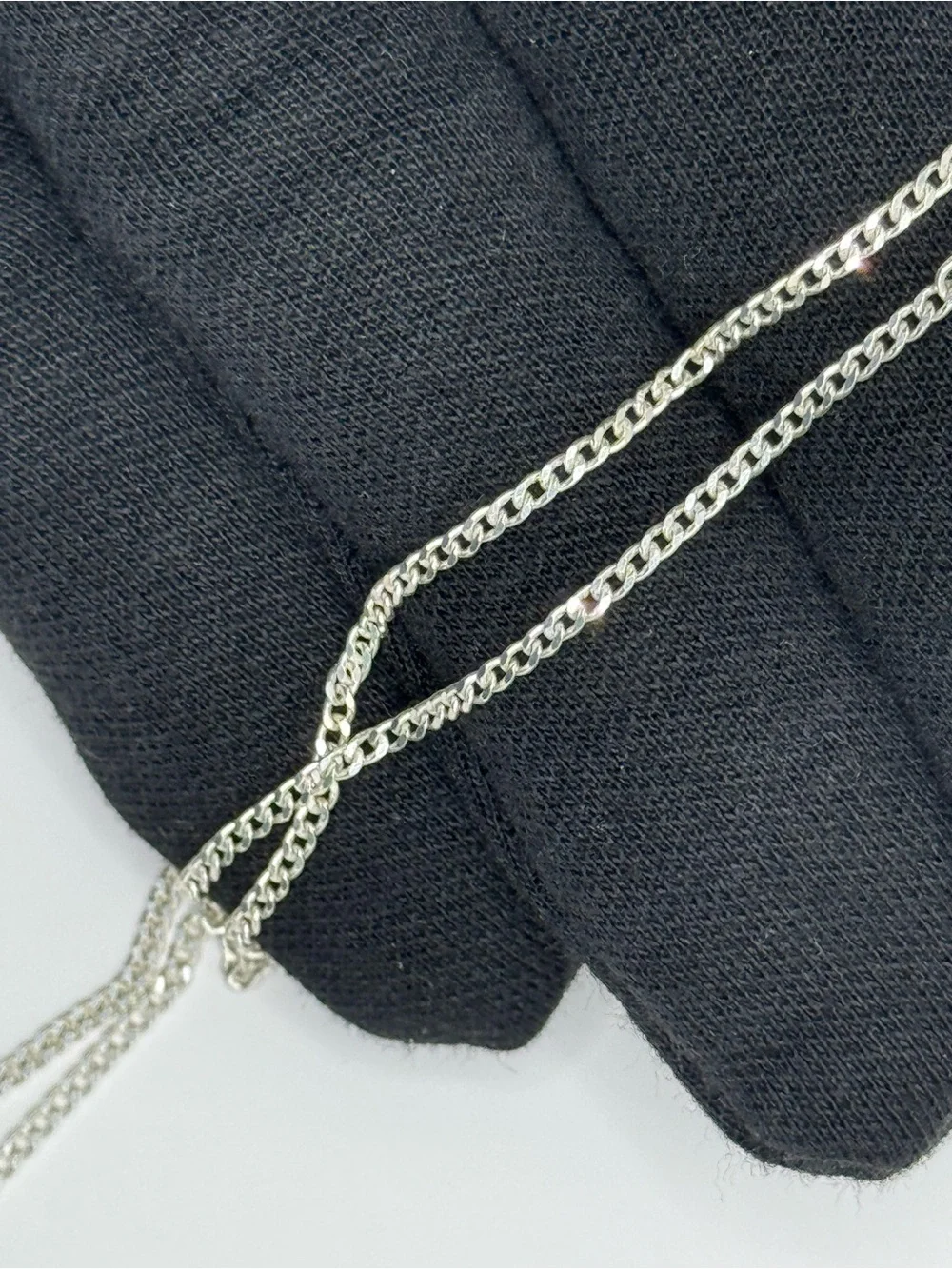 S925 silver cuban chain 1.5mm